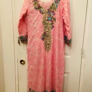 Pink salwar kameez